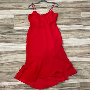Banana republic new dress 6 ruffle flare wedding Christmas party